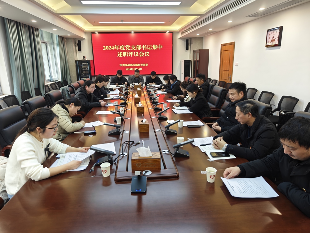 党支部书记述职会议